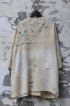 Mutedance Loose Drawstring V-Neck Top Series MD-MD24SS90-LUO Nude PM125